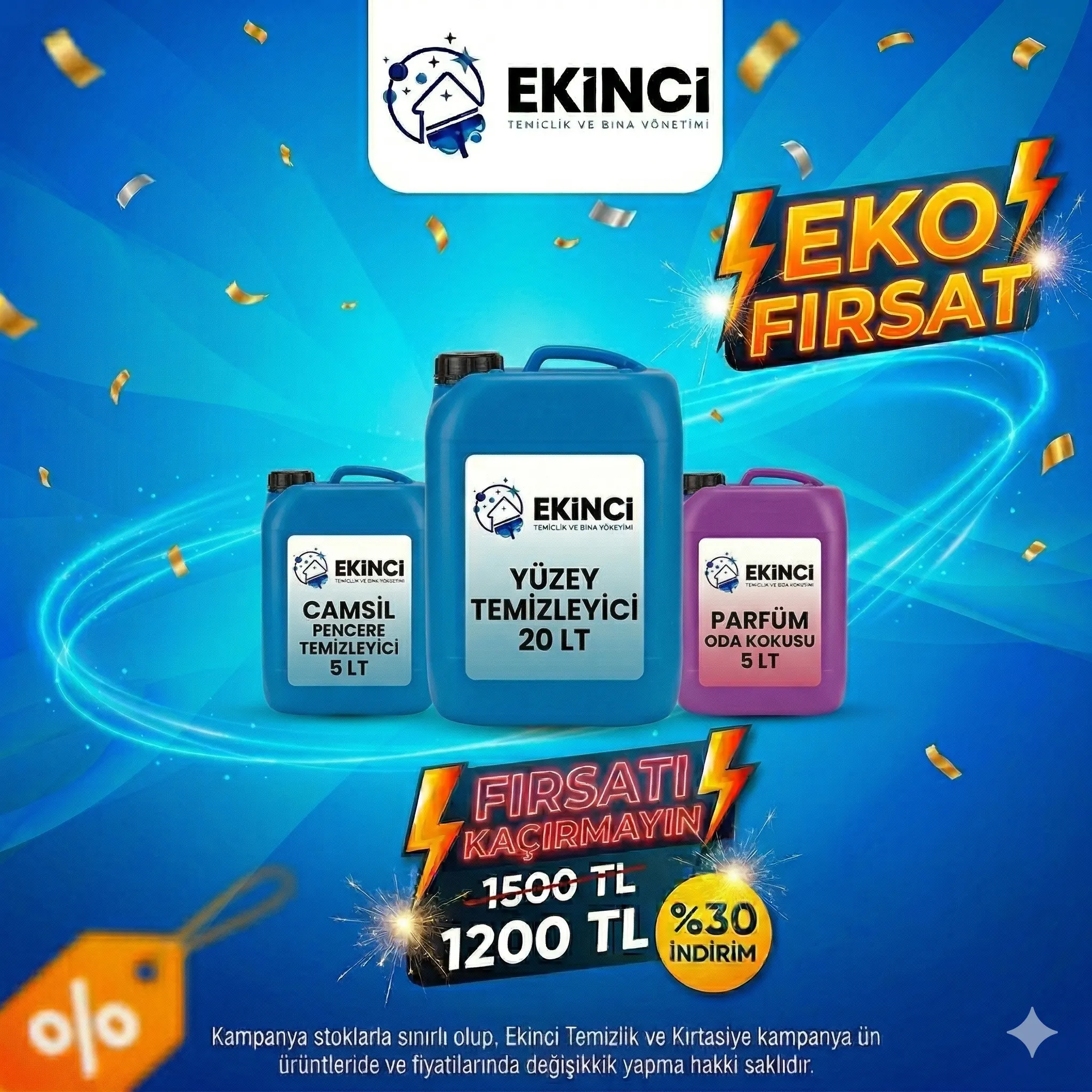 Apartman Temizlik Paketi EKO